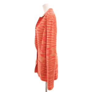MISSONI ニットジャケット ボーダー カジュアル 42 赤 レッド /JS GY40