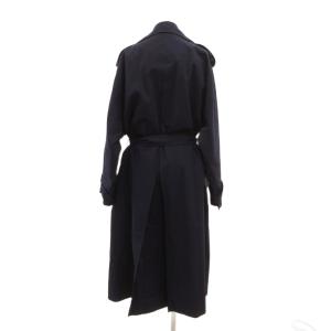CELINE トレンチコート マカダムボタン ネイビー