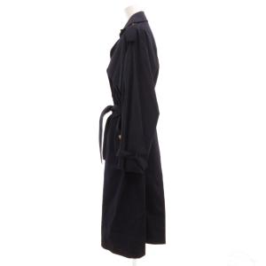 CELINE トレンチコート マカダムボタン ネイビー