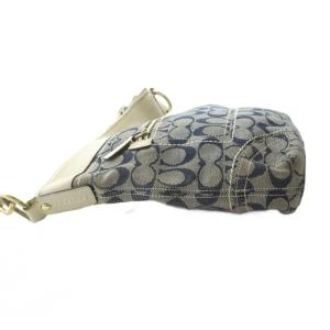 COACH 10403 ショルダーバッグ 斜めがけ キャンバス レザー シグネチャー ロゴ グレー GY18 /MQ