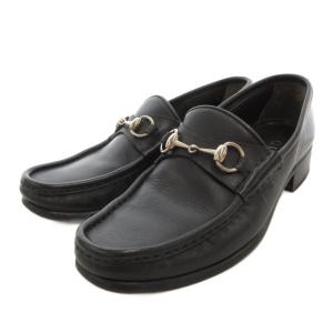 ホースビット ローファー モカシン 40E 黒 ブラック /UO GY18