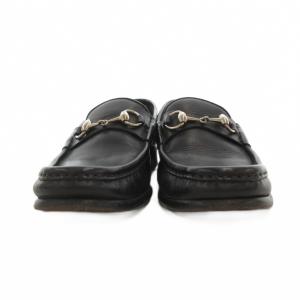 GUCCI ホースビット ローファー モカシン 40E 黒 ブラック /UO GY18