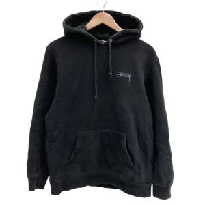 スウェット トレーナー パーカー プルオーバー ロゴプリント M 黒 ブラック GY18 /TZ