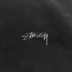 STUSSY スウェット トレーナー パーカー プルオーバー ロゴプリント M 黒 ブラック GY18 /TZ