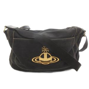 ショルダーバッグ グレー オーブロゴ キャンバス