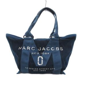 ハンドバッグ インディゴブルー ロゴプリント テープハンドル /UO GY18
