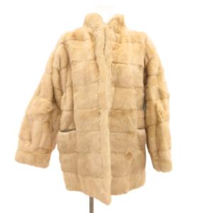 金サガ ファーコート ミンク イエロー