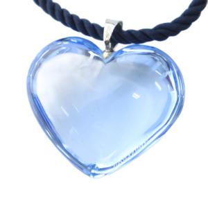ネックレス アクセサリー ペンダント クリスタル ハート 青 ブルー GY18 /MQ