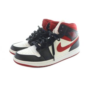 NIKE Air Jordan 1 Mid 554724-122 ハイカットスニーカー