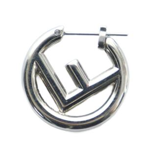 ピアス 片耳のみ アクセサリー ラウンド Fロゴ シルバー色 GY11 /MQ OH