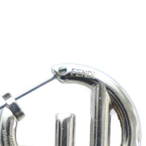 FENDI ピアス 片耳のみ アクセサリー ラウンド Fロゴ シルバー色 GY11 /MQ OH