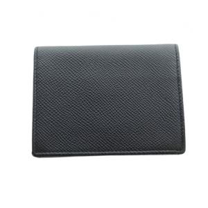 GUCCI 二つ折り財布 ウォレット ロゴ キャンバス レザー GG柄 黒 ブラック GY11 /MQ OH