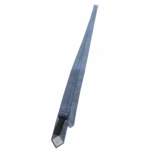 PRADA ネクタイ 絹 シルク レギュラータイ 水玉 ドット柄 ロゴ 青 ブルー 白 ホワイト /XZ GY11