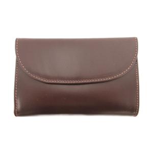S7660 3FOLD WALLET ブライドルレザー 三つ折り 財布 ブラウン