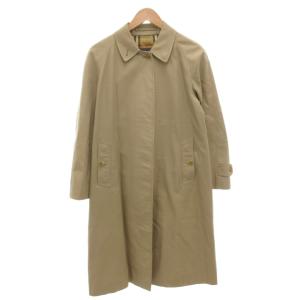 ヴィンテージ ステンカラーコート 裏地ノバチェック ベージュ