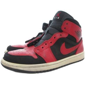 NIKE Air Jordan 1 Mid ハイカットスニーカー 26cm 554724-054