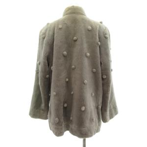 SAGA MINK 銀サガ ファーコート シェアードミンク グレー系