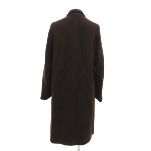 BURBERRY LONDON チェスターコート ウール カシミヤ混 メルトン 40 茶 ブラウン /JS GY05