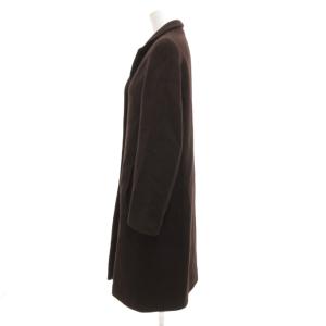 BURBERRY LONDON チェスターコート ウール カシミヤ混 メルトン 40 茶 ブラウン /JS GY05