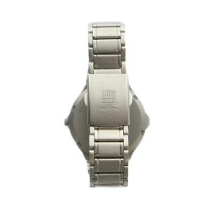 ELGIN FK-1195-C 腕時計 ウォッチ ソーラー 黒文字盤 カレンダー付き クロノグラフ シルバー色 GY11
