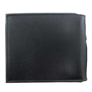 Calvin Klein 箱付き 二つ折り財布 コンパクトウォレット 小銭入れあり ロゴ レザー 黒 ブラック /GV GY13