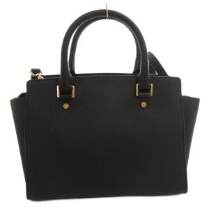 MICHAEL KORS ハンドバッグ ショルダー 2WAY PVC ロゴ 黒 ブラック /FF GY13