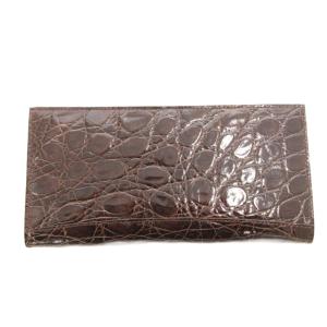 Salvatore Ferragamo 長財布 ウォレット レザー 茶 ブラウン /FF GY11