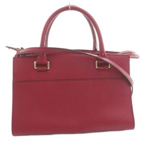 kate spade new york ハンドバッグ ショルダー 2WAY レザー ロゴ ボルドー /FF  GY13
