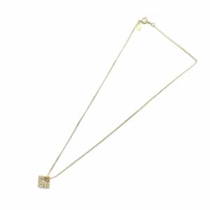 GIVENCHY ネックレス アクセサリー ペンダント ロゴ ラインストーン ゴールド色 GY18 /MQ