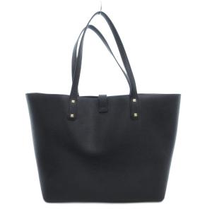 MICHAEL KORS カーソン ラージ トート ハンドバッグ 肩掛け ロゴ金具 ターンロック レザー 黒 ブラック /GV GY13