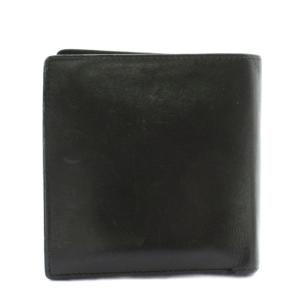 Cartier 財布 二つ折り レザー ロゴ 黒 ブラック /XZ GY13