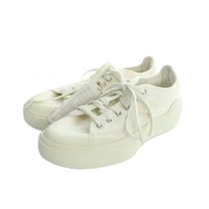 adidas by Stella McCartney HQ8675 コート スニーカー シューズ 靴 キャンバス ロゴ 26cm 白 ホワイト GY40 /MQ