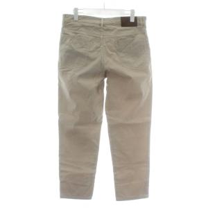 BRUNELLO CUCINELLI チノパンツ チノパン テーパード ボタンフライ 46 ベージュ /XZ GY18