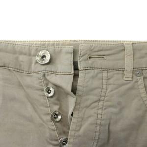 BRUNELLO CUCINELLI チノパンツ チノパン テーパード ボタンフライ 46 ベージュ /XZ GY18