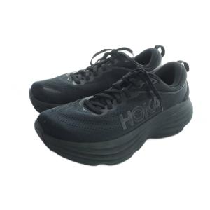 HOKA ONE ONE BONDI 8 1123202 スニーカー シューズ 靴 ロゴ 26cm 黒 ブラック GY40 /MQ