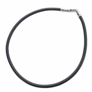 BVLGARI ネックレス アクセサリー ロゴ Silver925 黒 ブラック GY18 /MQ OH