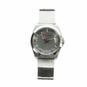 PAUL SMITH 6038-H24741 腕時計 ウォッチ クォーツ ロゴ シルバー色 GY18 /MQ