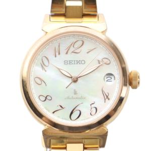 4R35-00J0 LUKIA 腕時計 自動巻き シェル文字盤 カレンダー付き
