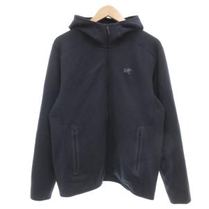 カイヤナイト フーディ KYANITE HOODY M ジップアップパーカー 始祖鳥ロゴ L  紺 ネイビー