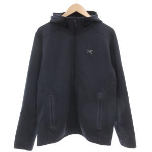 カイヤナイト フーディ KYANITE HOODY M ジップアップパーカー 始祖鳥ロゴ L  紺 ネイビー