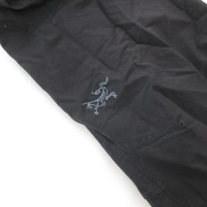 ARC’TERYX KRAGG COTTON PANTS クラッグ コットン パンツ 34 黒 ブラック 始祖鳥ロゴ ナイロン