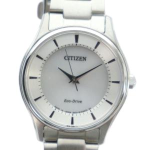 E031-S103746 エコドライブ  腕時計 ウォッチ ソーラー ロゴ シルバー色 GY11 /MQ