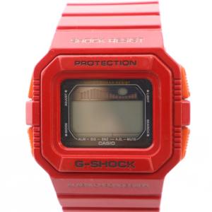 ジャンク品 GLX-5500X 腕時計 ウォッチ クォーツ デジタル ロゴ 赤 レッド GY18 /MQ