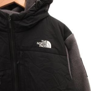 THE NORTH FACE デナリ ジャケット フリース フード XL グレー 黒 ブラック NA72052 /JS GY18