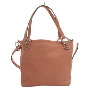 COACH ショルダーバッグ ハンド 2WAY レザー ロゴ ピンク /FF GY18