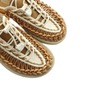 KEEN 1030577 サンダル フラット 編み込み 23cm 茶 ブラウン GY18 /MQ
