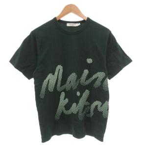Tシャツ ロゴ ビッグプリント 半袖 S 緑 グリーン /FF GY18