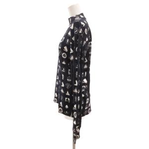 PRADA カットソー プリント M ネイビー
