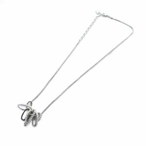 SWAROVSKI ネックレス アクセサリー ペンダント ラインストーン シルバー色 GY18 /MQ