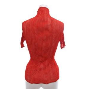 ISSEY MIYAKE プリーツカットソー Tシャツ ハイネック 半袖 2 赤 レッド GY18 /TZ